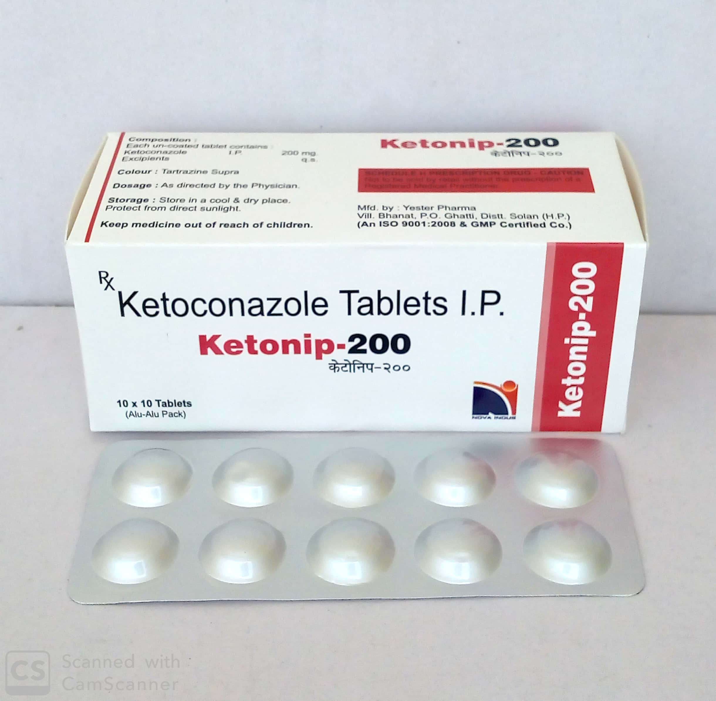 Ketoconazole 200mg Tablets NOVA INDUS PHARMACEUTICALS